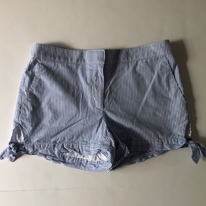 Loft pinstriped shorts